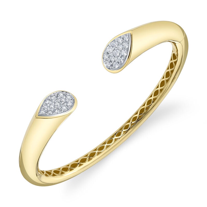 Shy Creation Diamond 3/4ctw. Bangle Bangle Bracelet in 14k Yellow Gold image number null