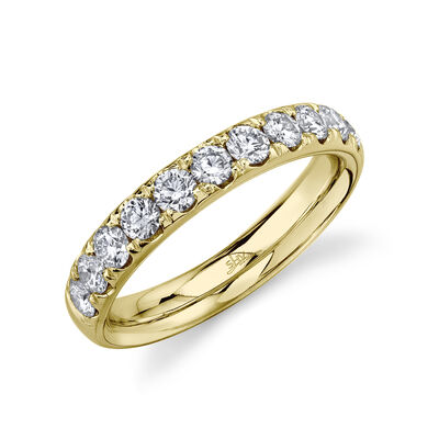 Diamond 7/8ctw. 14k Yellow Gold Anniversary Ring