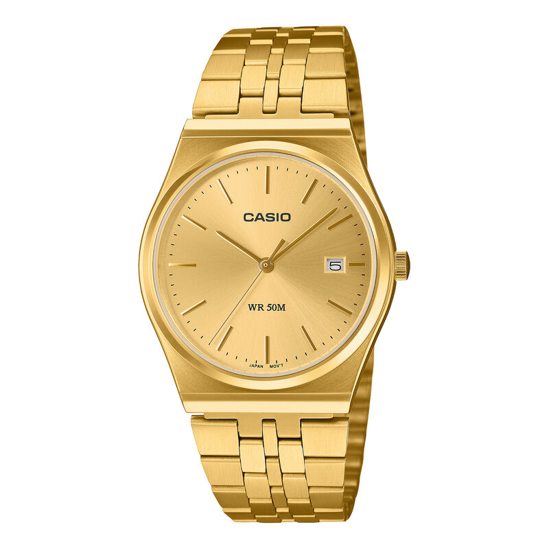 Casio Classic Analog Gold Dial MTPB145 image number null