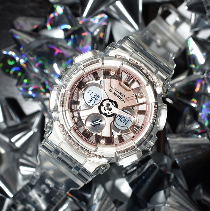 G-Shock Clear Silicon Watch GMAS120SR-7A image number null