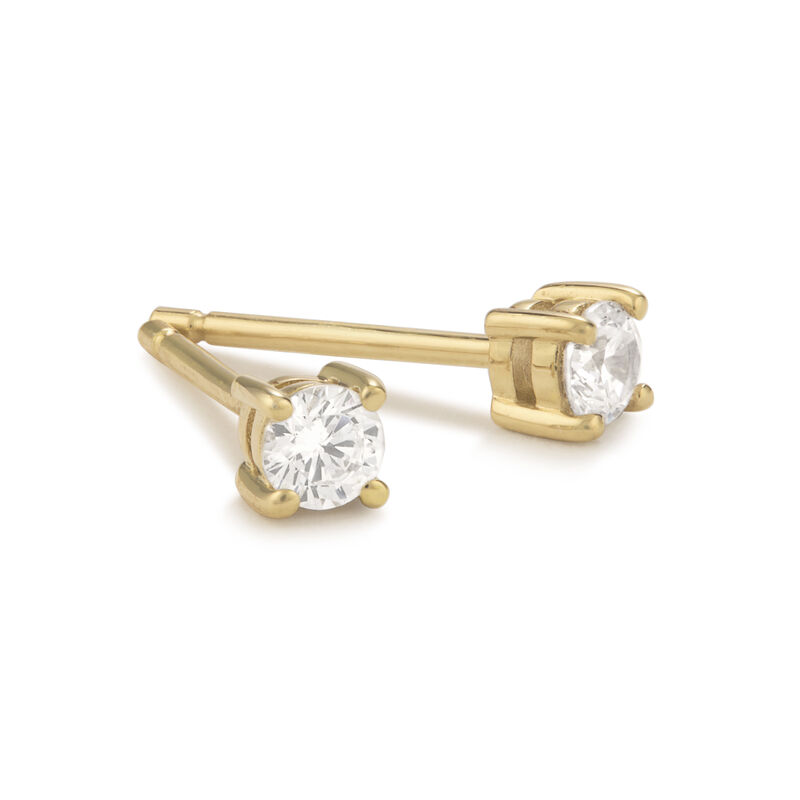 Lab Grown Diamond 1/2ctw. Trio Earring Box Set in Gold Vermeil image number null