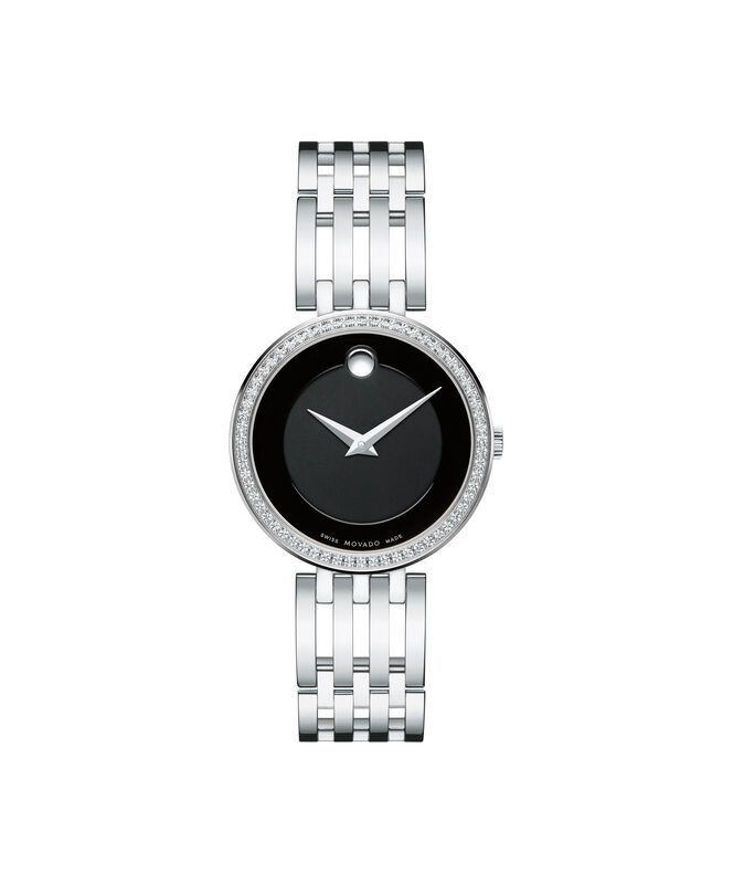 Movado Esperanza Diamond Bezel Bracelet Watch 0607052