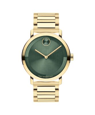 Movado Bold Men's Yellow Gold Ion Plated Stainless Steel Evolution 2.0 Watch 3601156