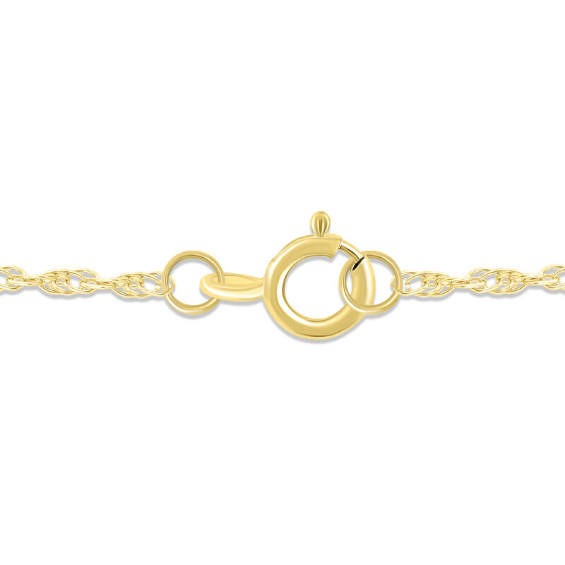 Diamond "hope" Pendant in 10k Yellow Gold image number null