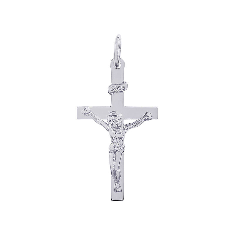 Crucifix Sterling Silver Charm image number null