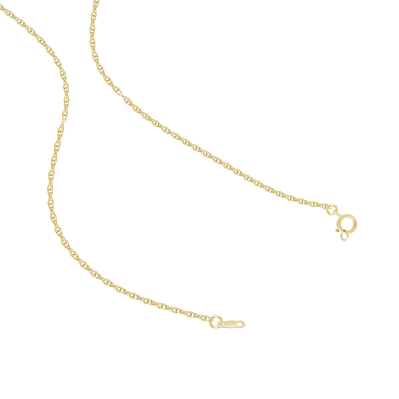 Oval-Cut Aquamarine & Diamond Halo Pendant in 10k Yellow Gold image number null