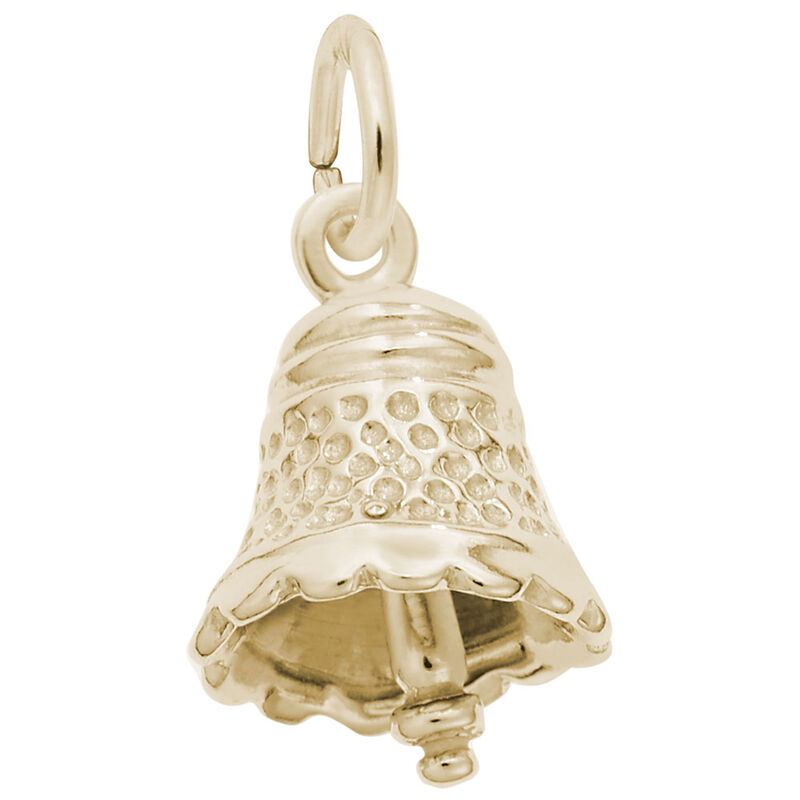 Bell Charm in 14k Yellow Gold image number null