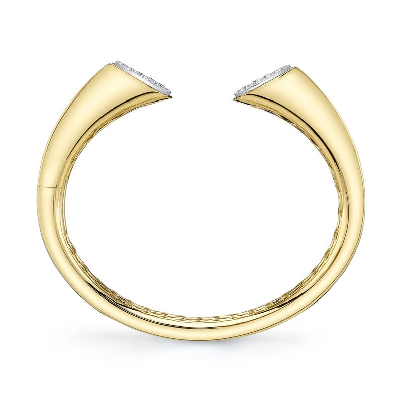 Shy Creation Diamond 3/4ctw. Bangle Bangle Bracelet in 14k Yellow Gold image number null