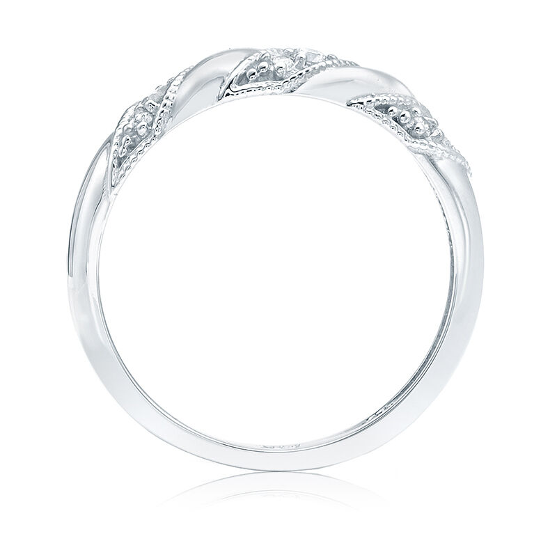 Diamond Fashion ¼ct. 3-Stone Station Ring in 14k White Gold image number null