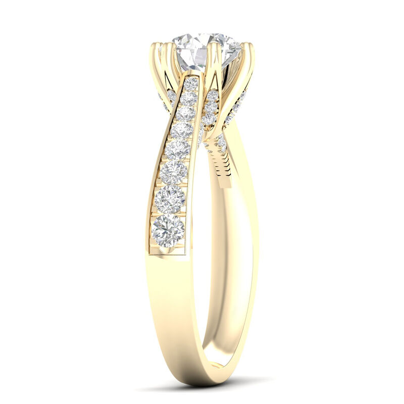 Classic 1 1/2ctw. Diamond Engagement Ring in 14k Yellow Gold image number null