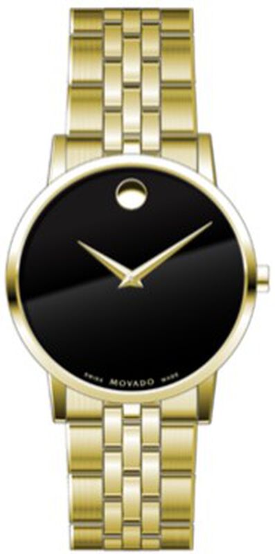 Movado Men's Yellow Gold Museum Classic Watch 0607203 image number null