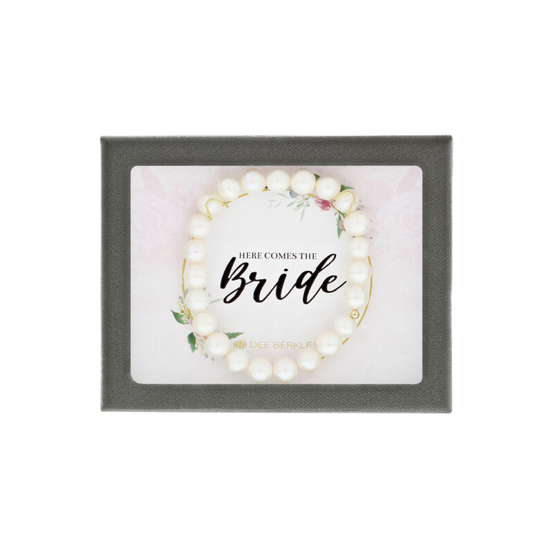 "Here Comes The Bride" Pearl Bracelet in Sterling Silver image number null