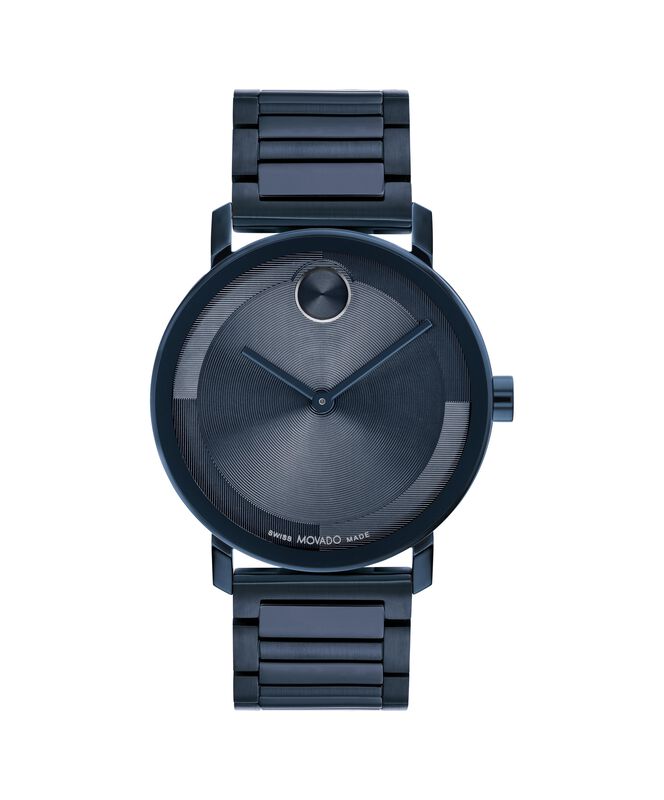 Movado Bold Men's Blue Ion Plated Stainless Steel Evolution 2.0 Watch 3601097 image number null