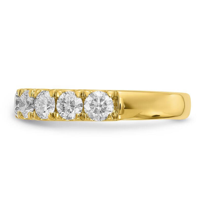Lab Grown 11-Stone 1 1/2 ctw. Diamond Anniversary Band in 14k Yellow Gold image number null