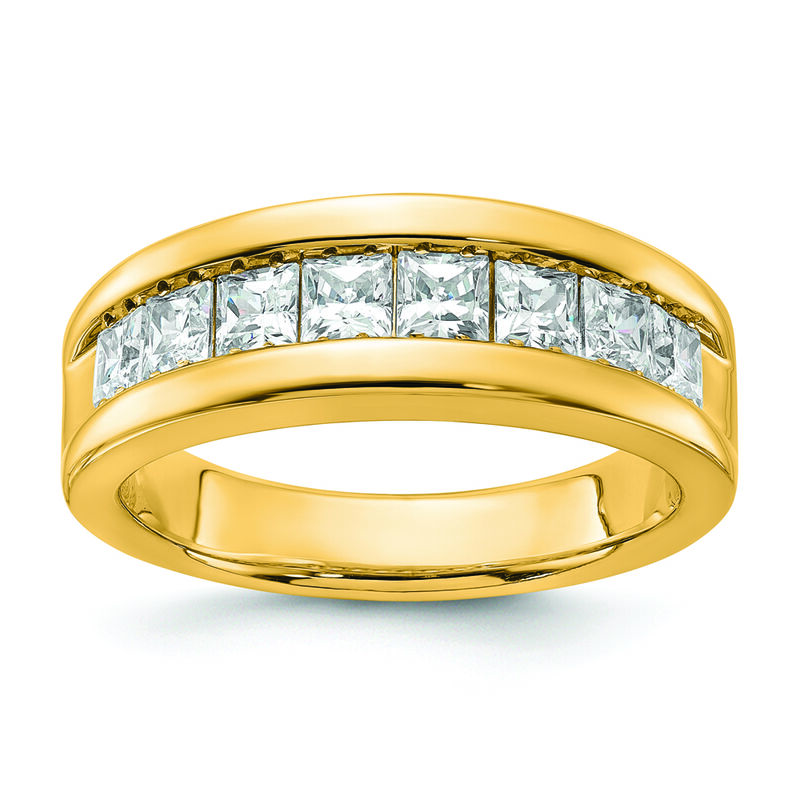 Men's 2ctw. Lab Grown Diamond & 14k Yellow Gold Wedding Ring image number null