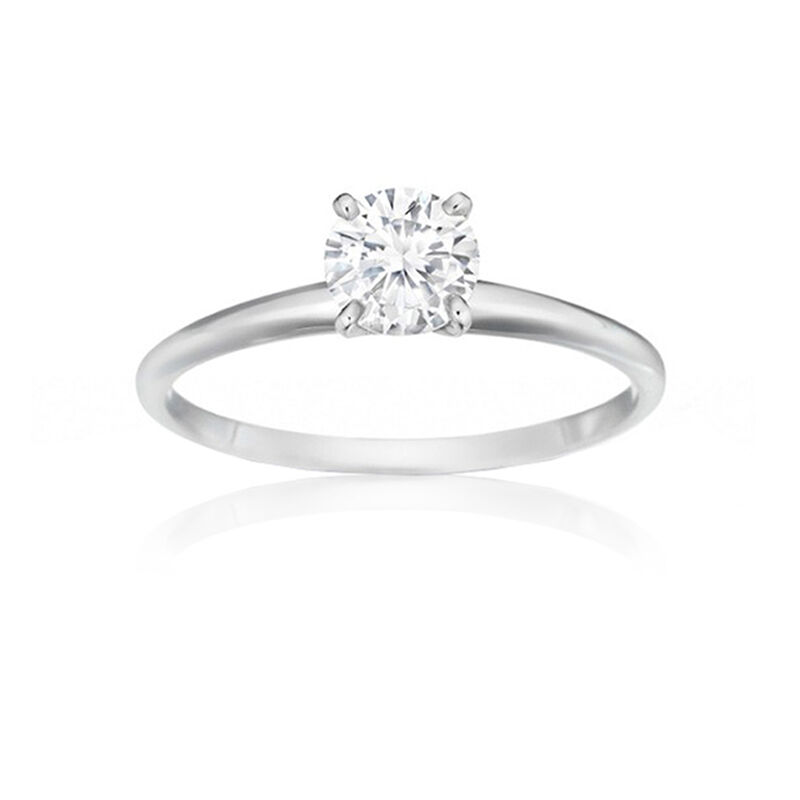 Lab Grown Diamond 1 1/2ct. Classic Round Solitaire Engagement Ring image number null