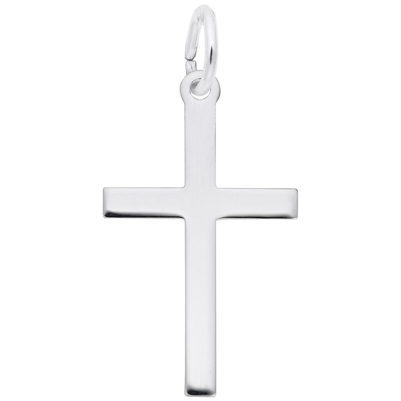 Cross Sterling Silver Charm image number null