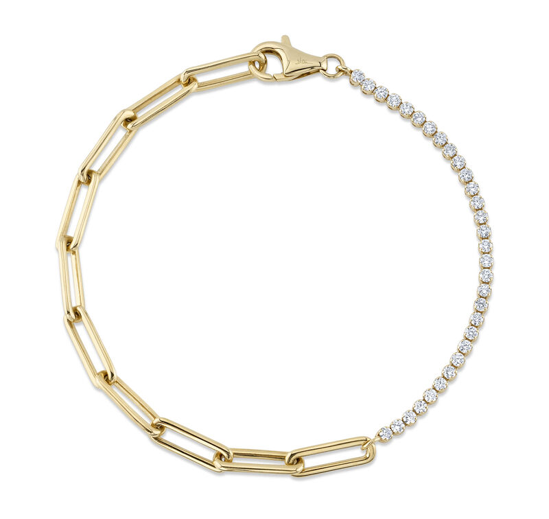 Diamond 1/2ctw. Tennis Bracelet in 14k Yellow Gold image number null