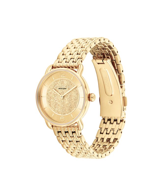 COACH Ladies' Gold Tone Stainless Steel Elliot 28mm Watch 14504370 image number null
