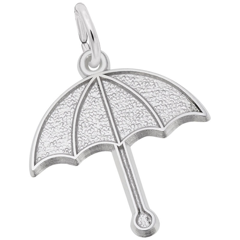 Umbrella Charm in Sterling Silver image number null