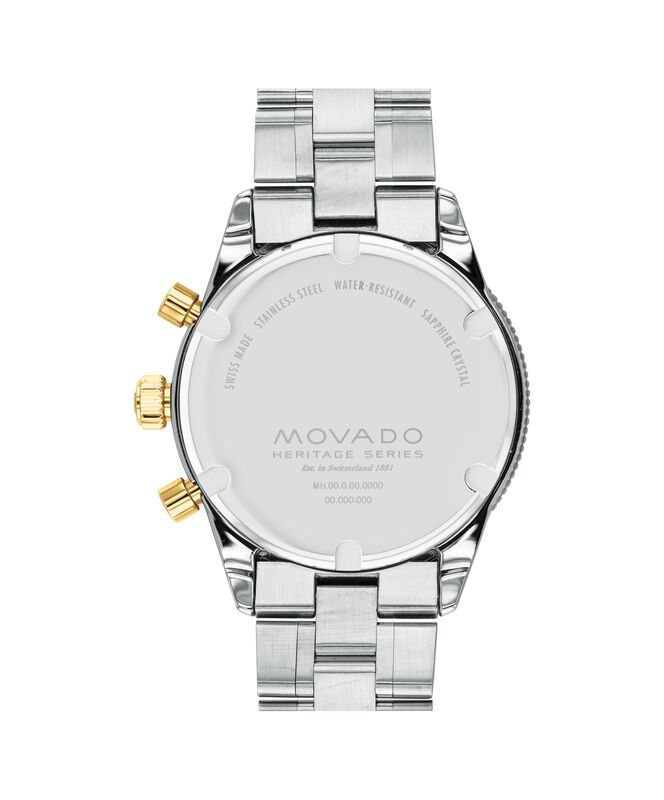 Movado Heritage Calendoplan Chronograph Watch Green Dial 3650167 image number null