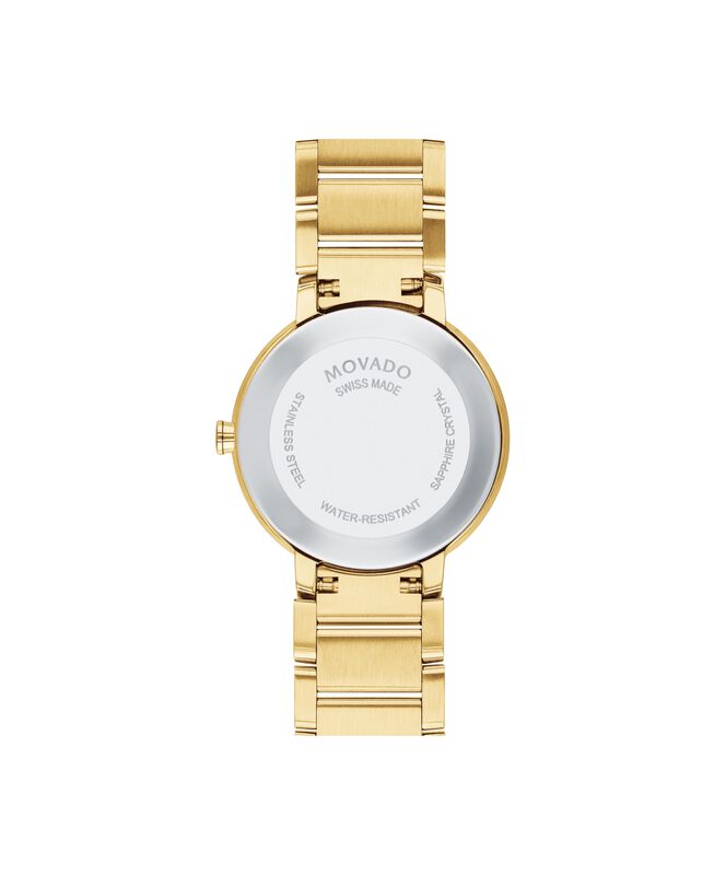 Movado Ladies' Yellow-Tone Sapphire Watch 0607549 image number null