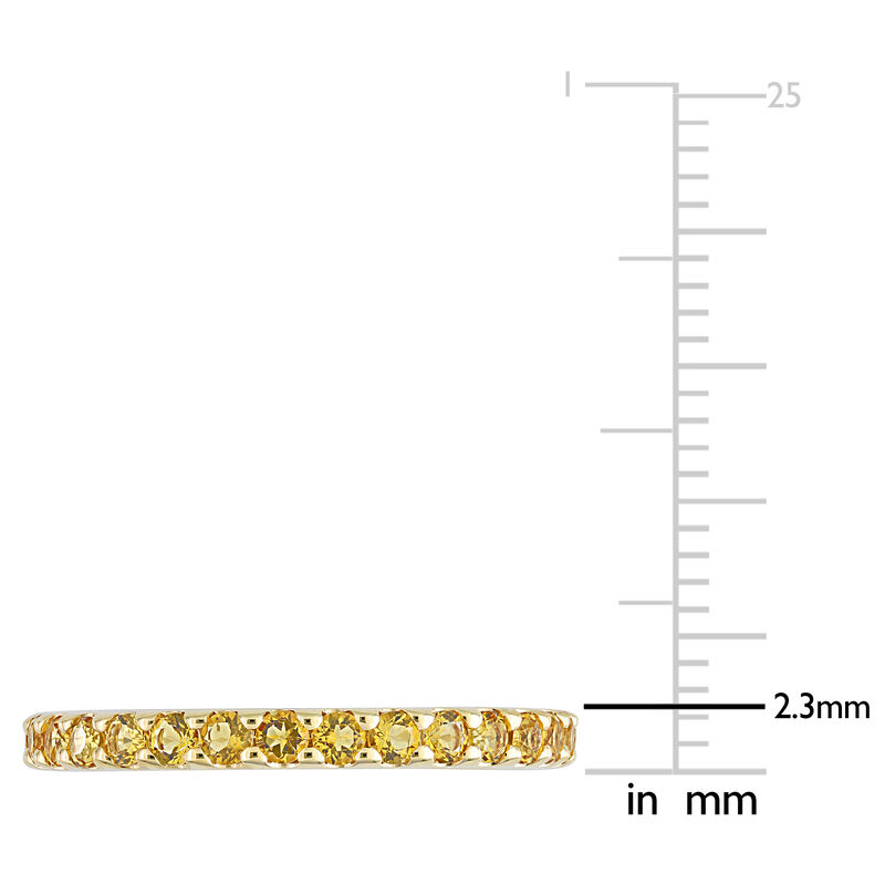 Citrine Eternity Band in 10k Yellow Gold image number null