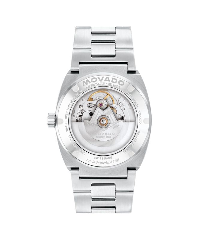 Movado Heritage Ondoplan Automatic Watch Blue Gradient Dial 3650242 image number null