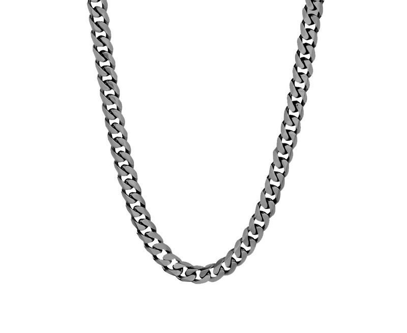 Curb Chain 24" in Stainless Steel (7.7mm) image number null