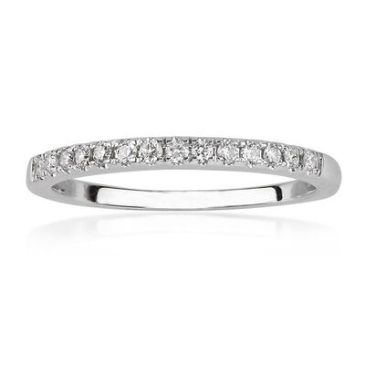 Diamond 14k White Gold Anniversary Ring