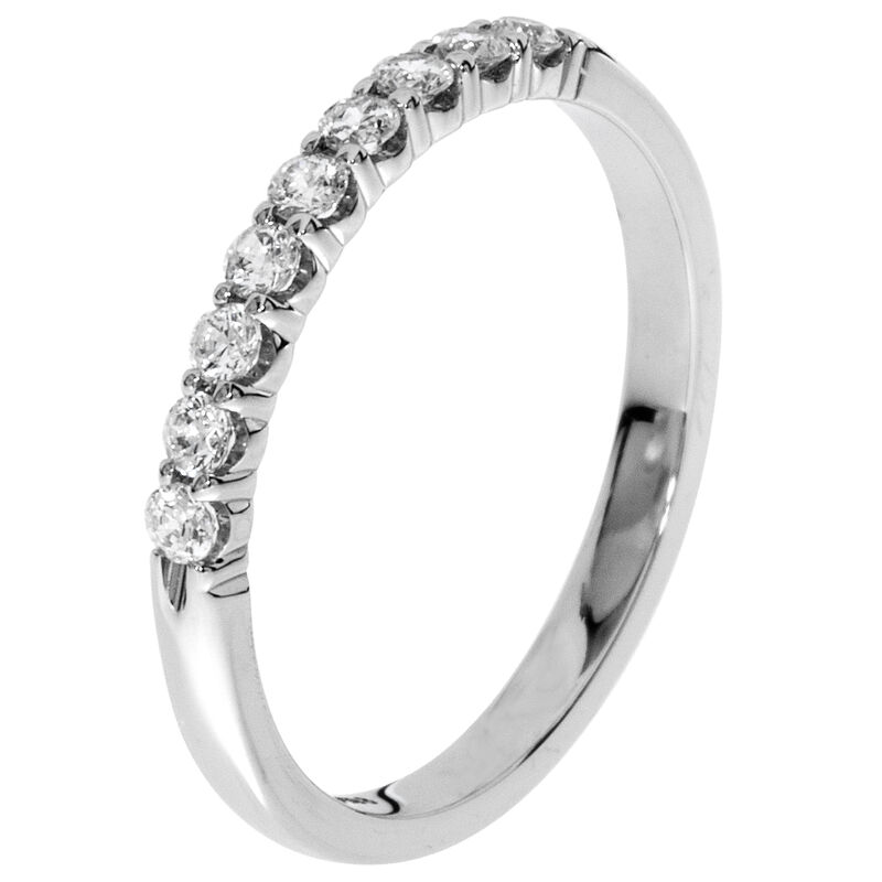 9-Stone Diamond Band 1/4 ctw. (G-H, SI) 14k White Gold image number null