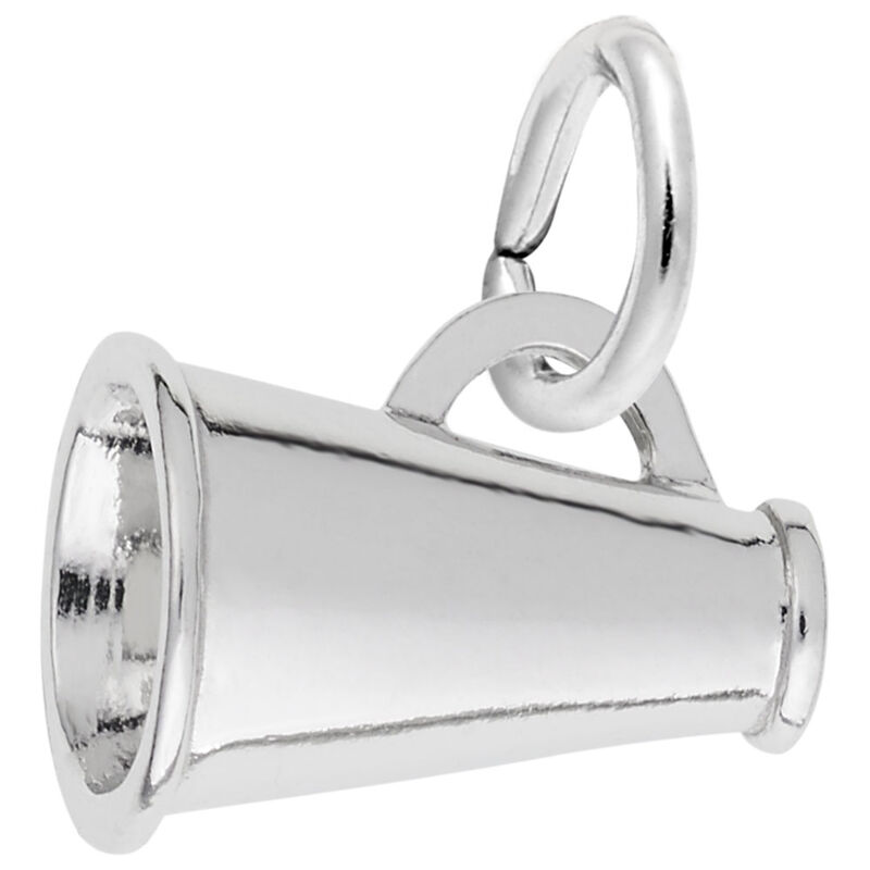 Megaphone Sterling Silver Charm image number null