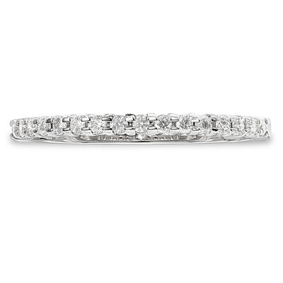 Diamond 1/7ctw. 14k White Gold Anniversary Ring