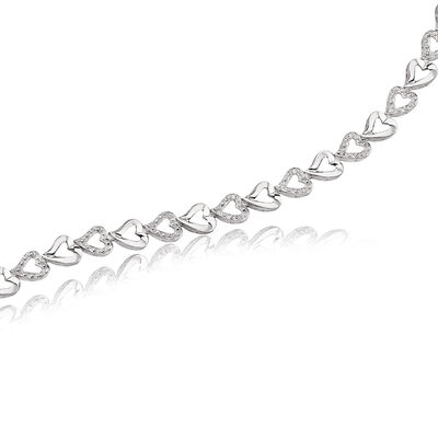 Diamond Heart Bracelet