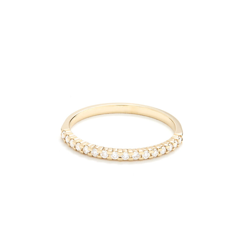 Diamond 10k Yellow Gold Wedding Ring image number null