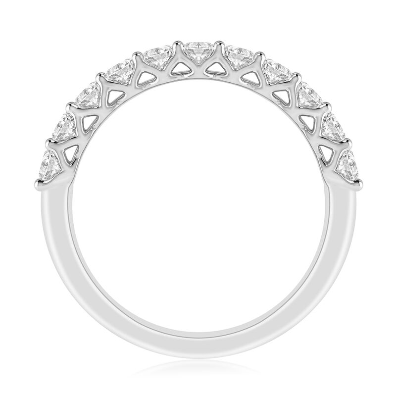 Lab Grown Diamond 1 1/8ctw. 14k White Gold Anniversary Ring image number null