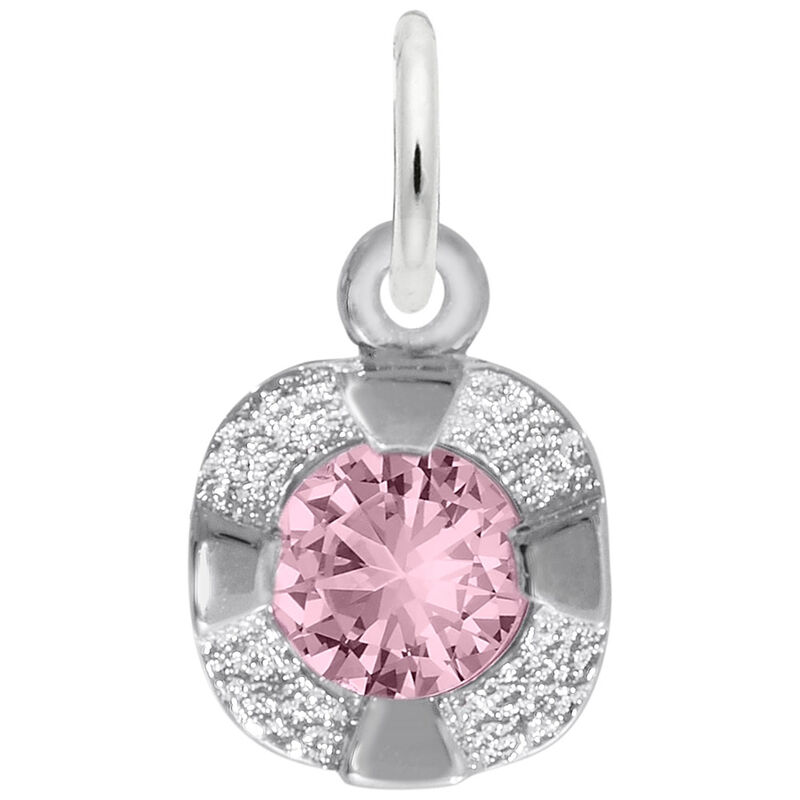 November Birthstone Petite Charm in Sterling Silver image number null