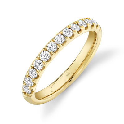 Diamond 1/2ctw. 14k Yellow Gold Anniversary Ring