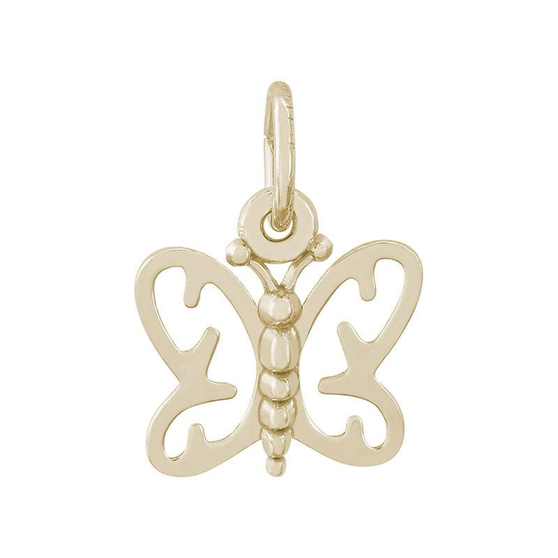 Butterfly 14K Yellow Gold Charm image number null