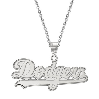 Los Angeles Dodgers Large Pendant in Sterling Silver