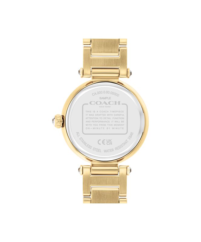 COACH Ladies' Cary Gold Tone Stainless Steel 34mm Watch 14504268 image number null