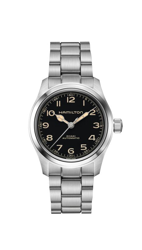 Hamilton Men's Khaki Field Murph Automatic Black Dial Stainless Steel Watch 38mm Watch H70405130 image number null