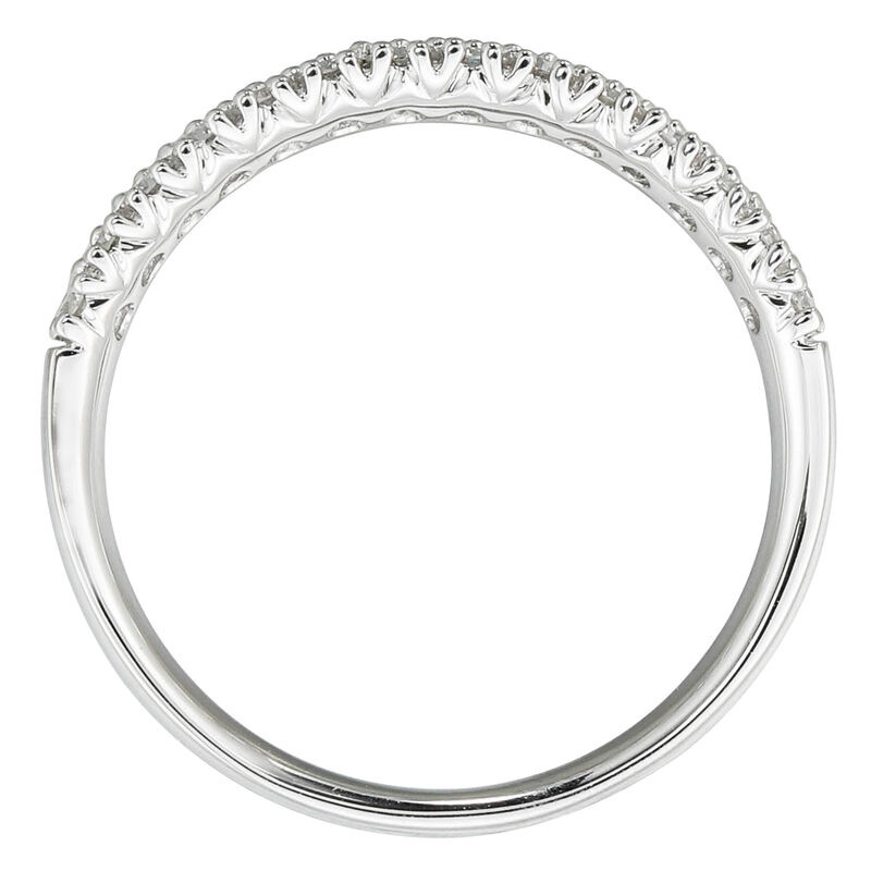 Diamond 14k White Gold Anniversary Ring image number null