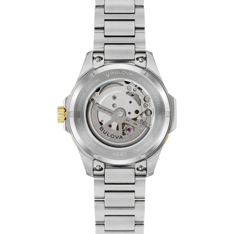 Bulova Marine Star Series B Automatic Green Dial Two Tone 98B467 image number null