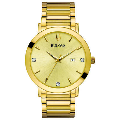 Bulova Men's Gold-Tone Futuro Watch 97D115