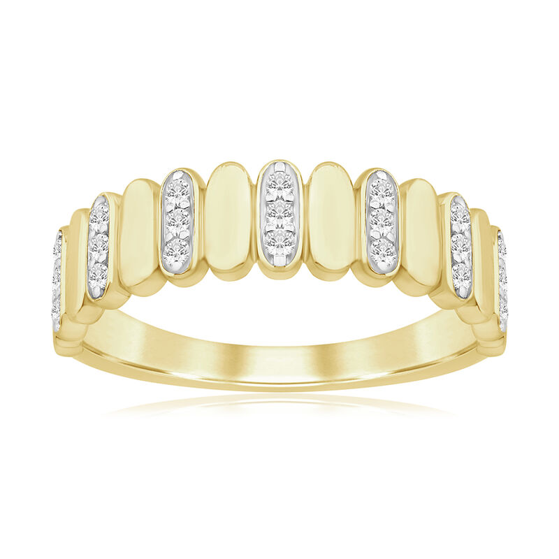 Diamond 1/6ctw. 14k Yellow Gold Anniversary Ring image number null