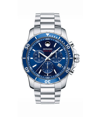 Movado Men's Swiss Chronograph Series 800 Performance Steel Bracelet Watch 42mm 2600141