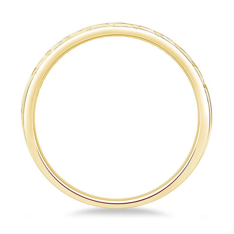 Men's 1/4ctw. Diamond & 10k Yellow Gold Wedding Ring image number null