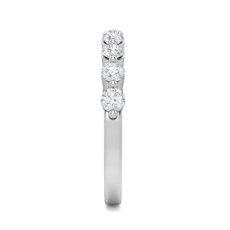 Lab Grown 3/4ctw. Diamond 9-Stone Anniversary Ring in 14k White Gold image number null