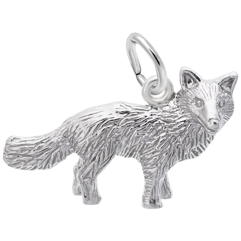 Fox Charm in Sterling Silver image number null